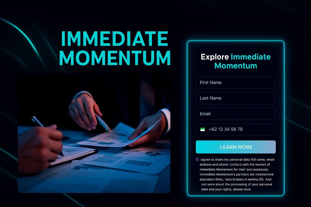 Immediate Momentum website