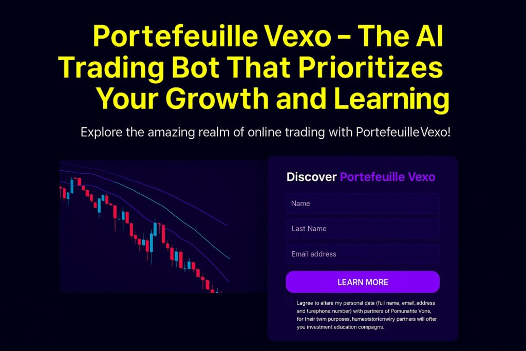 Portefeuille Vexo homepage